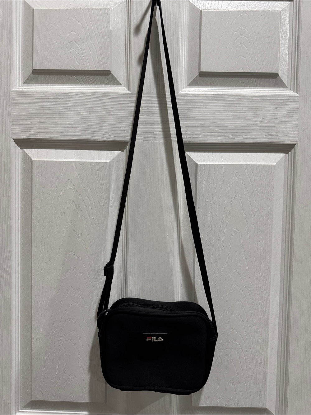 Fila Black Compact Crossbody Messenger Bag